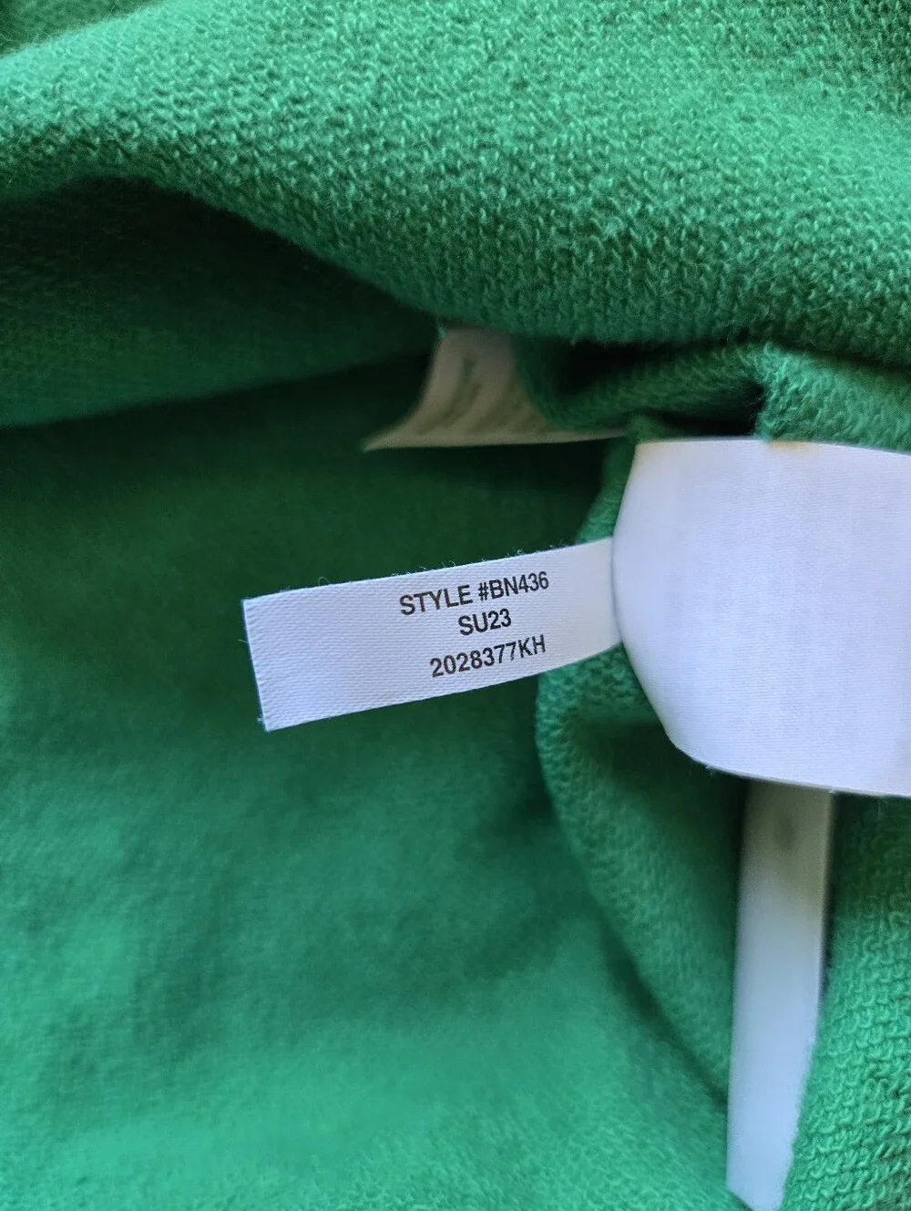 J.Crew Lightweight French Terry Sweatshirt Mens XL Green Cotton